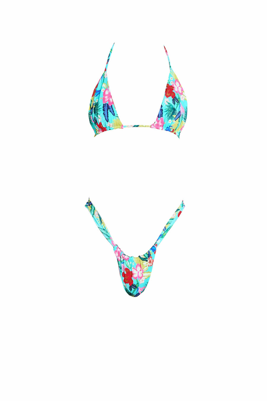 AMORE bottoms - retro hibiscus  -  SWIM BOTTOMS  -  B Ā M B A S W I M
