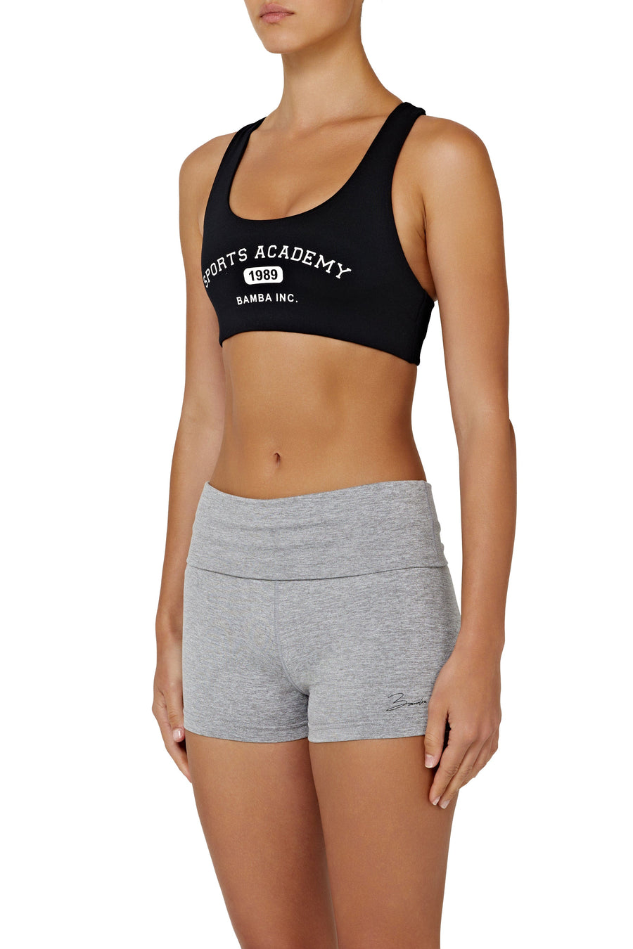 Sports Academy Bra - blk/ wht  -  CLOTHING  -  B Ā M B A S W I M