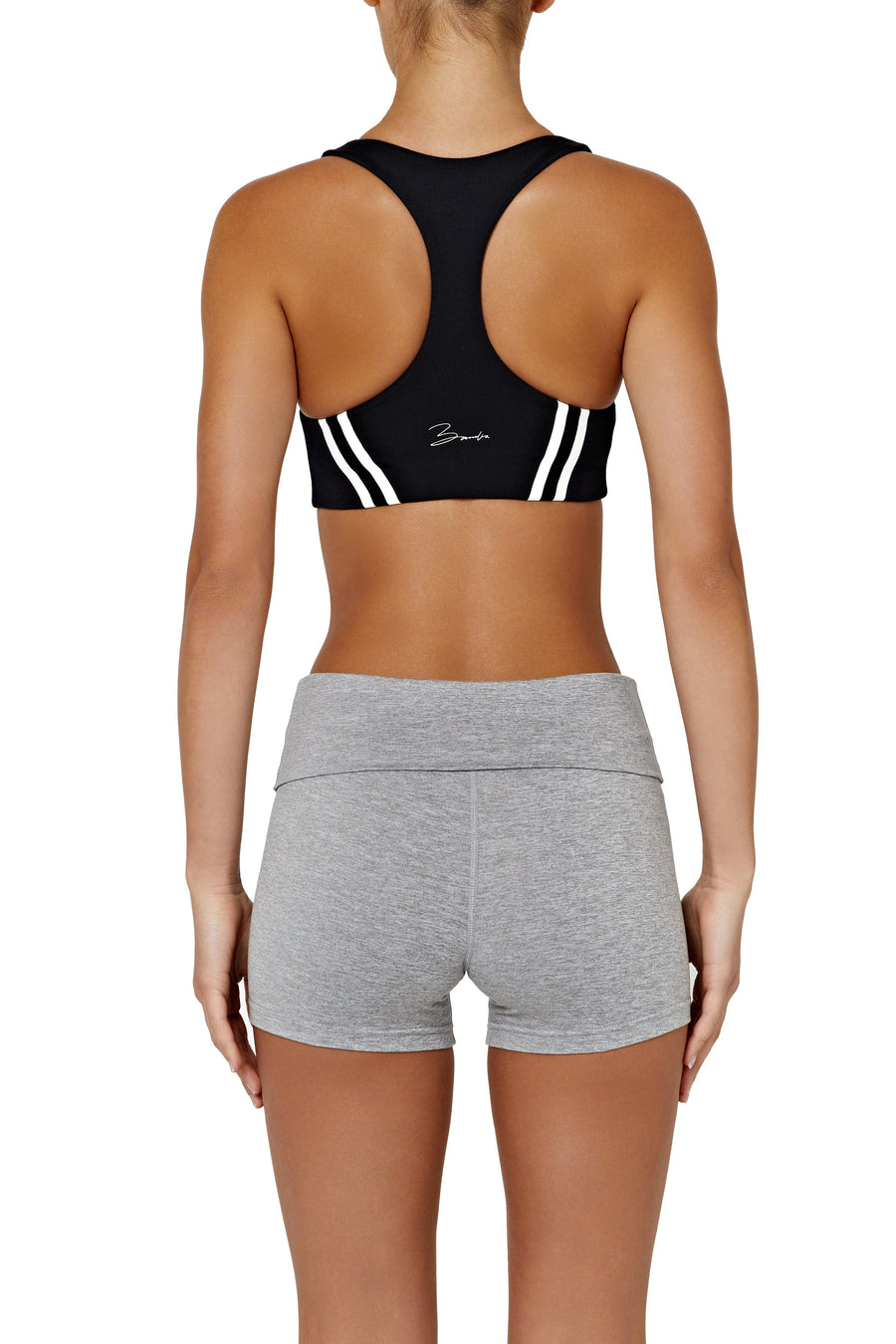 Sports Academy Bra - blk/ wht  -  CLOTHING  -  B Ā M B A S W I M