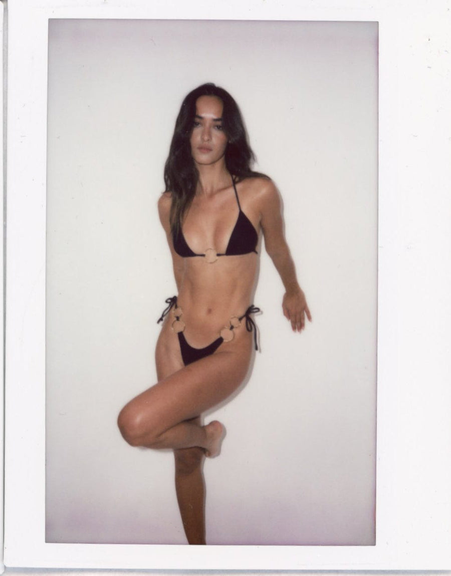 TRITON top- jet black  -  SWIM TOPS  -  B Ā M B A S W I M