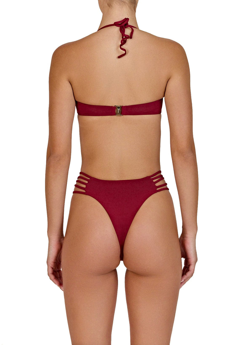 SIRENS bottoms - maroon  -  SWIM BOTTOMS  -  B Ā M B A S W I M