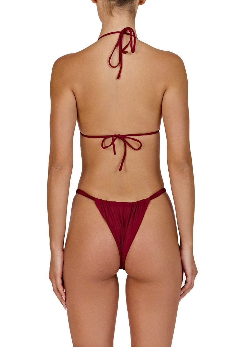 AMORE bottoms - maroon  -  SWIM BOTTOMS  -  B Ā M B A S W I M