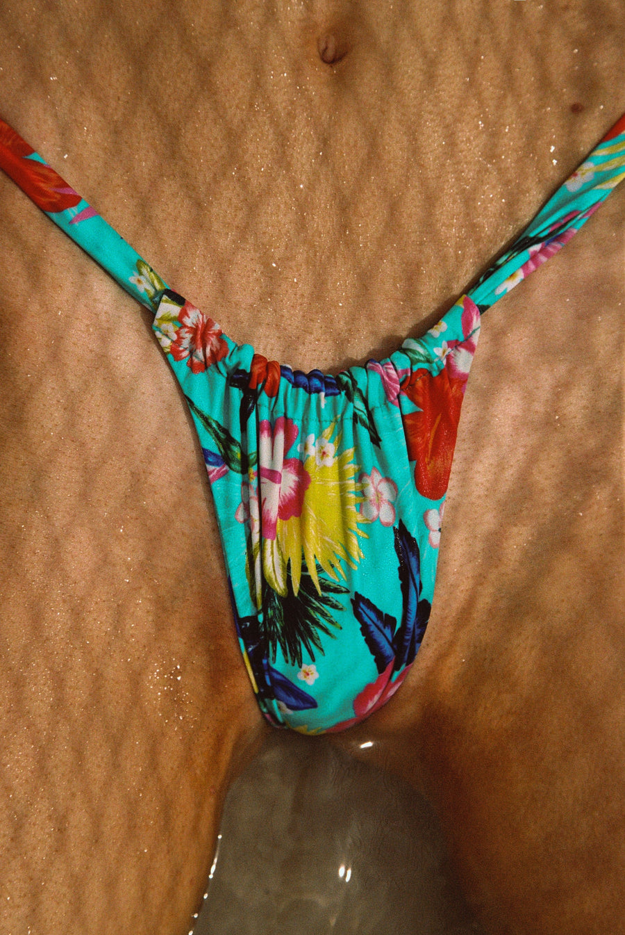 AMORE bottoms - retro hibiscus  -  SWIM BOTTOMS  -  B Ā M B A S W I M