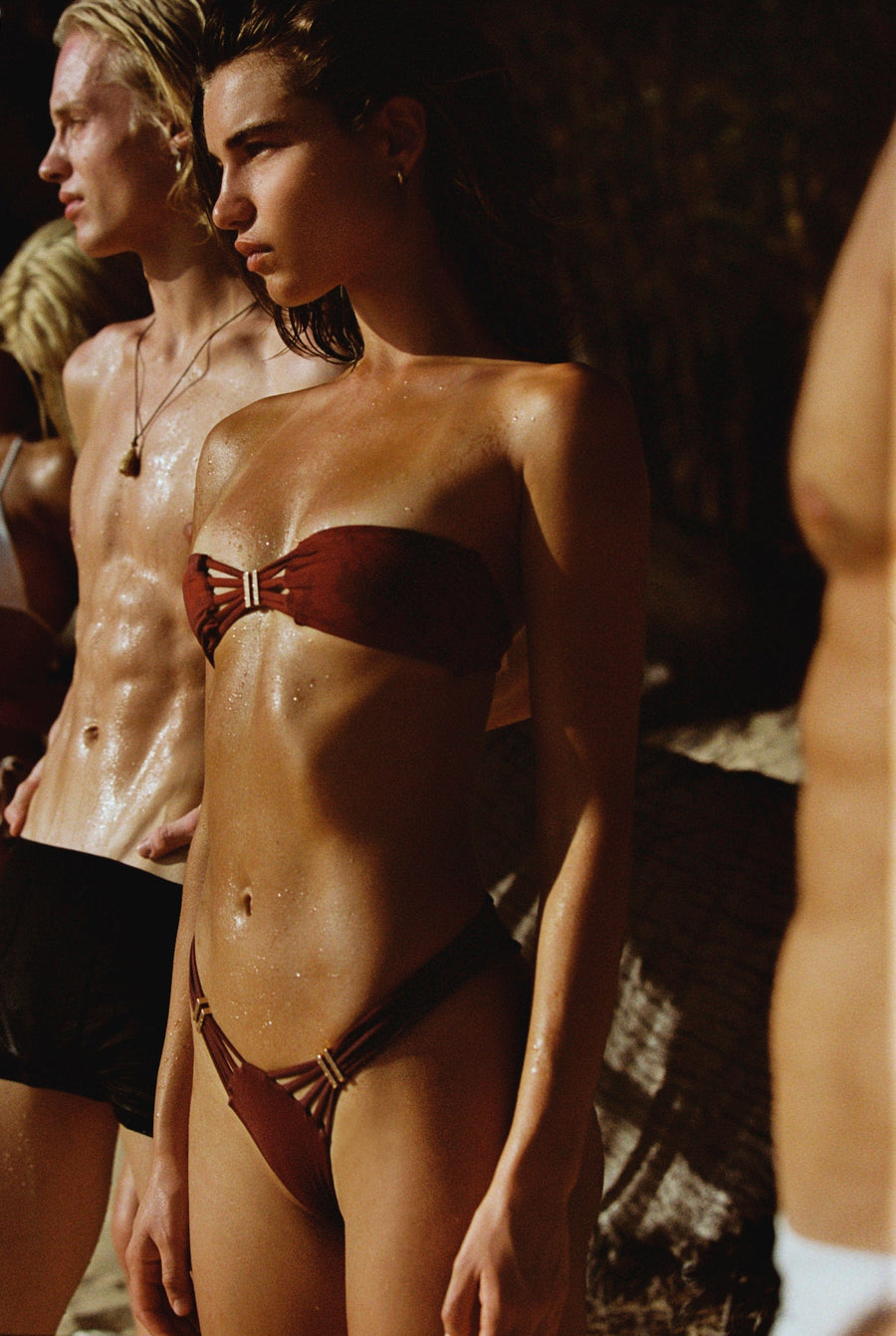 SIRENS bottoms - maroon  -  SWIM BOTTOMS  -  B Ā M B A S W I M