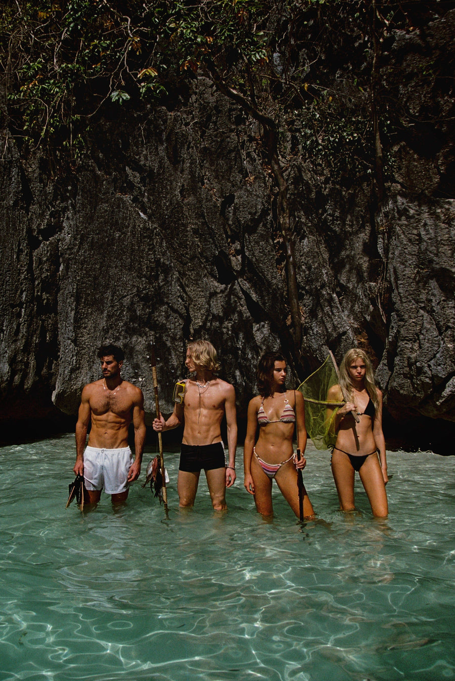 TROPIQUE bottoms - multi stripe  -  SWIM BOTTOMS  -  B Ā M B A S W I M