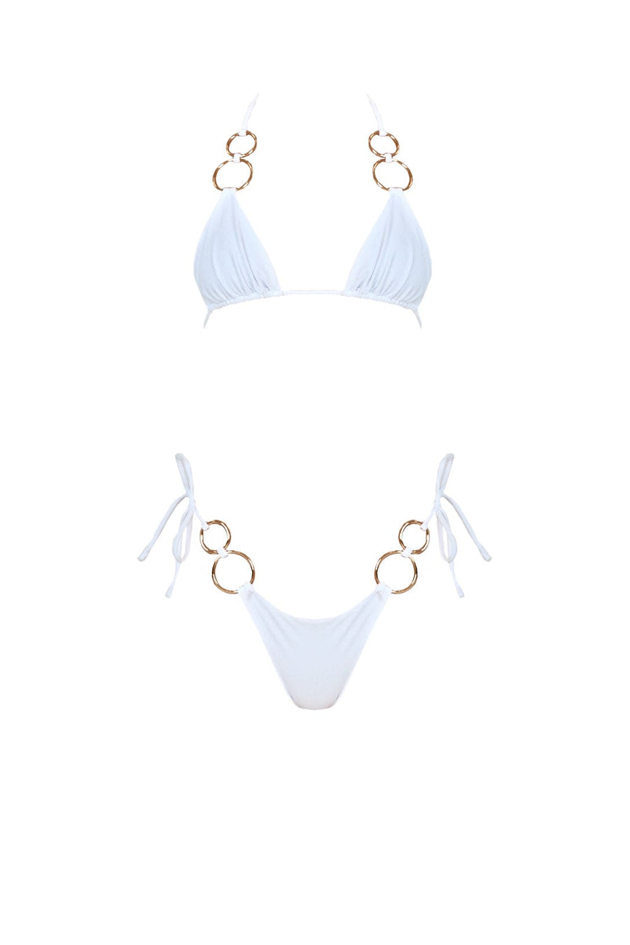 ELECTRA top- pure white  -  SWIM TOPS  -  B Ā M B A S W I M