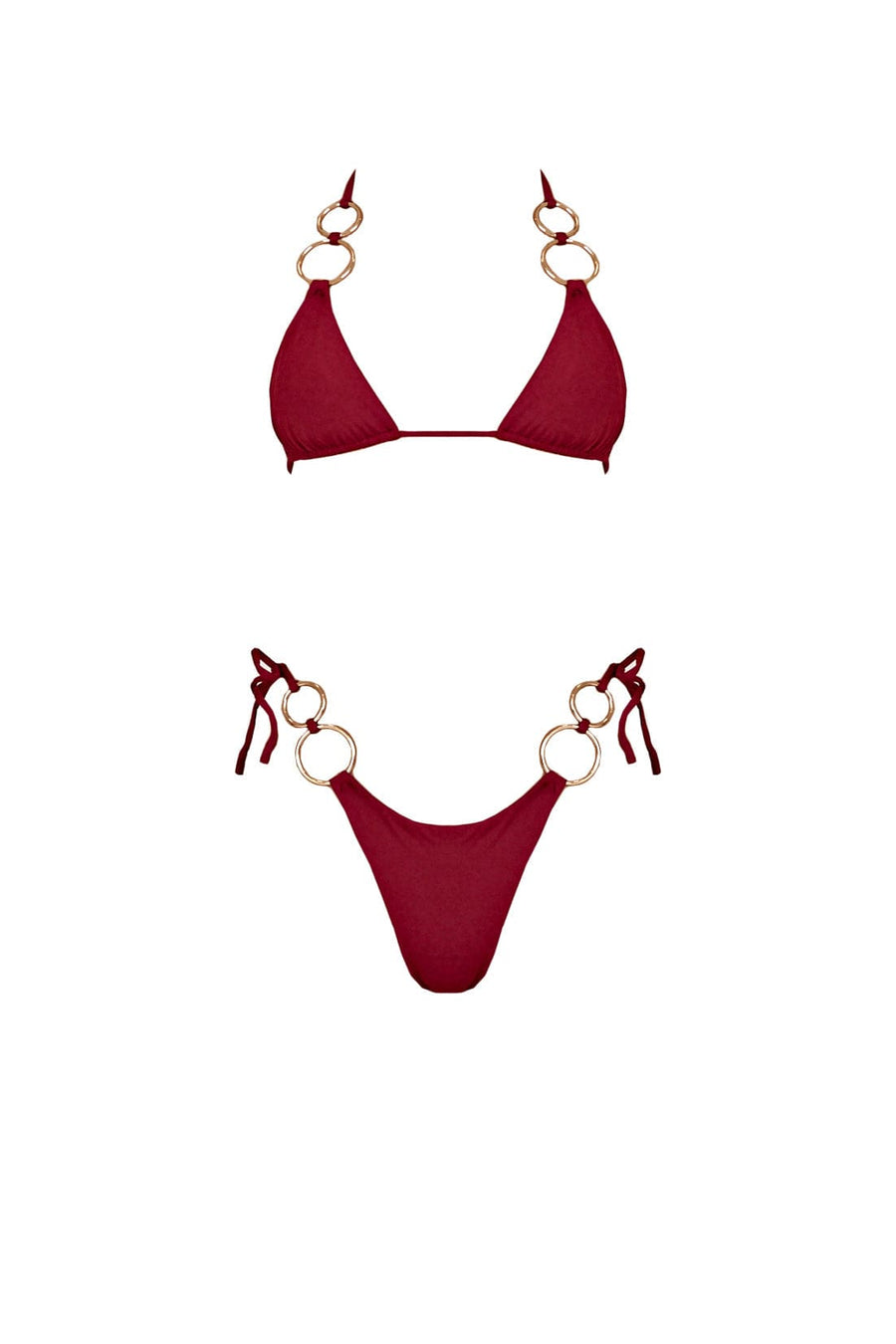 ELECTRA top- maroon  -  SWIM TOPS  -  B Ā M B A S W I M