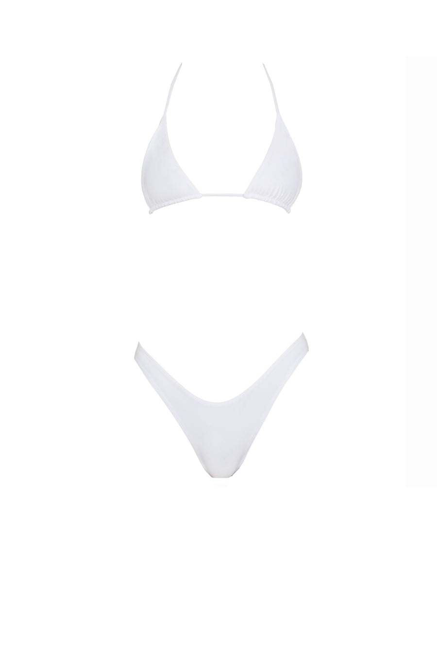 MALIBU top - pure white  -  SWIM TOPS  -  B Ā M B A S W I M