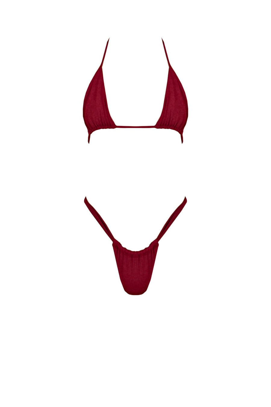 AMORE bottoms - maroon  -  SWIM BOTTOMS  -  B Ā M B A S W I M
