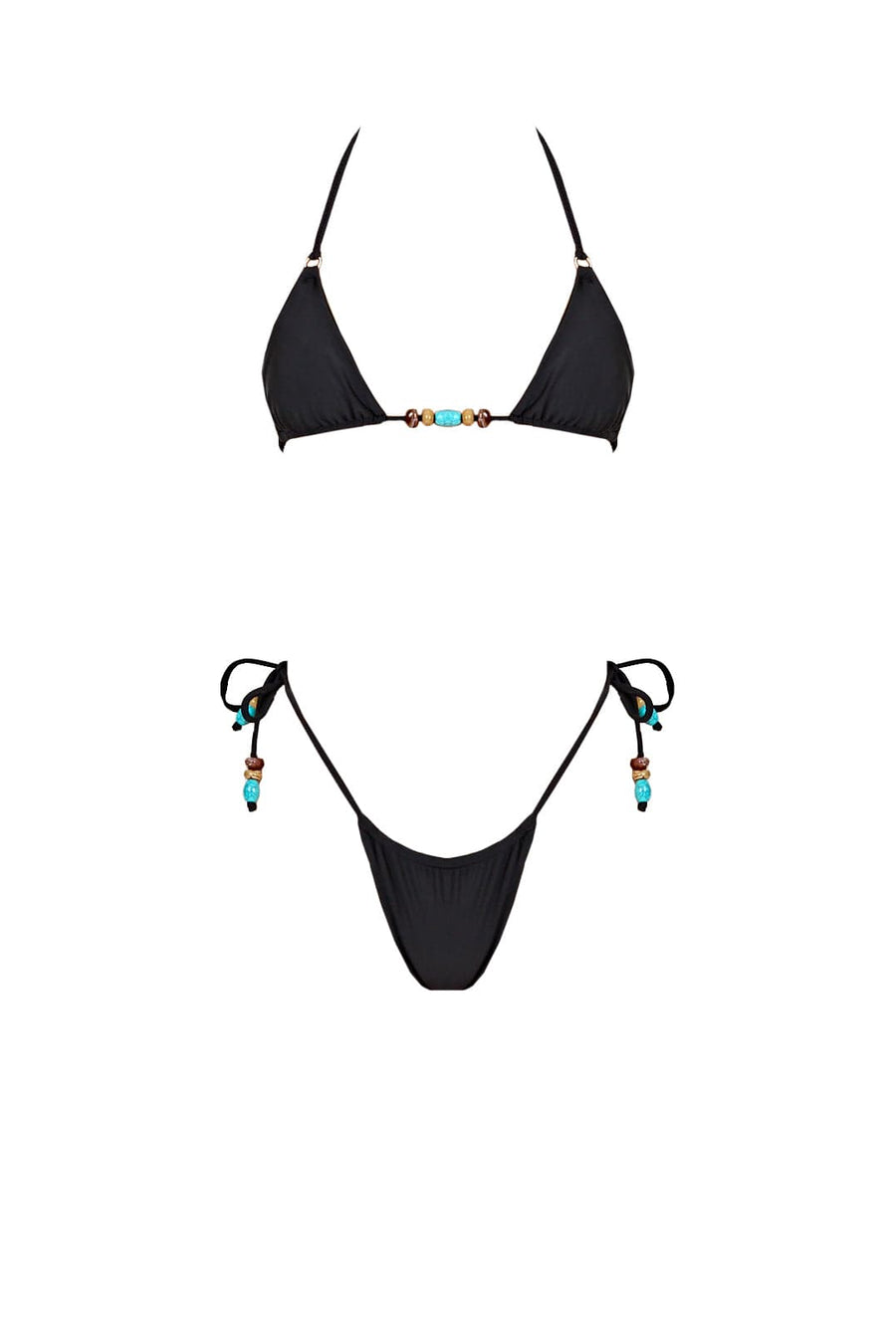 OASIS bottoms - jet black  -  SWIM BOTTOMS  -  B Ā M B A S W I M