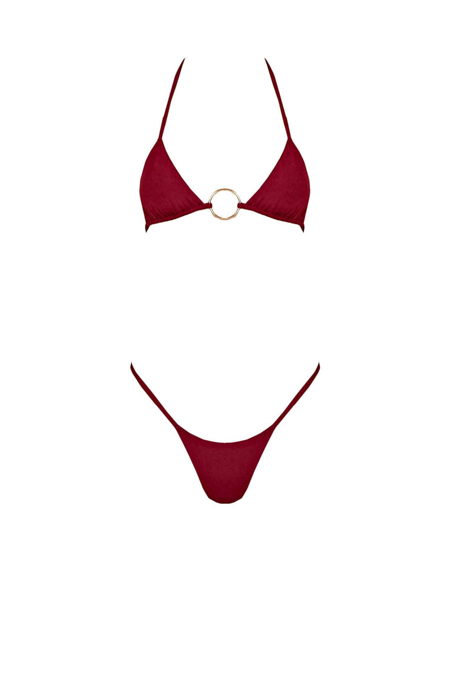 TRITON top- maroon  -  SWIM TOPS  -  B Ā M B A S W I M