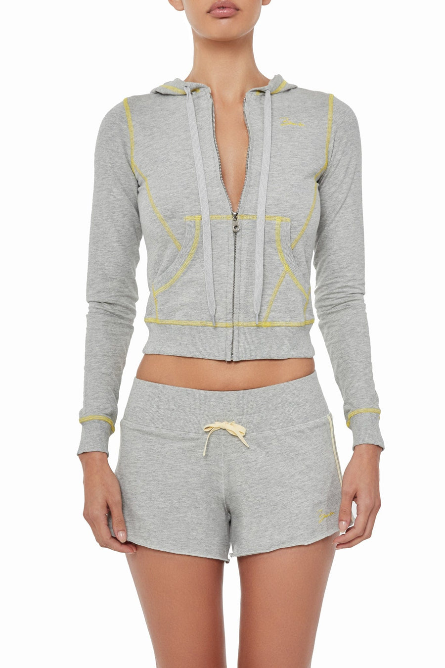 ESPRITE shorts- grey/ lemon  -  CLOTHING  -  B Ā M B A S W I M