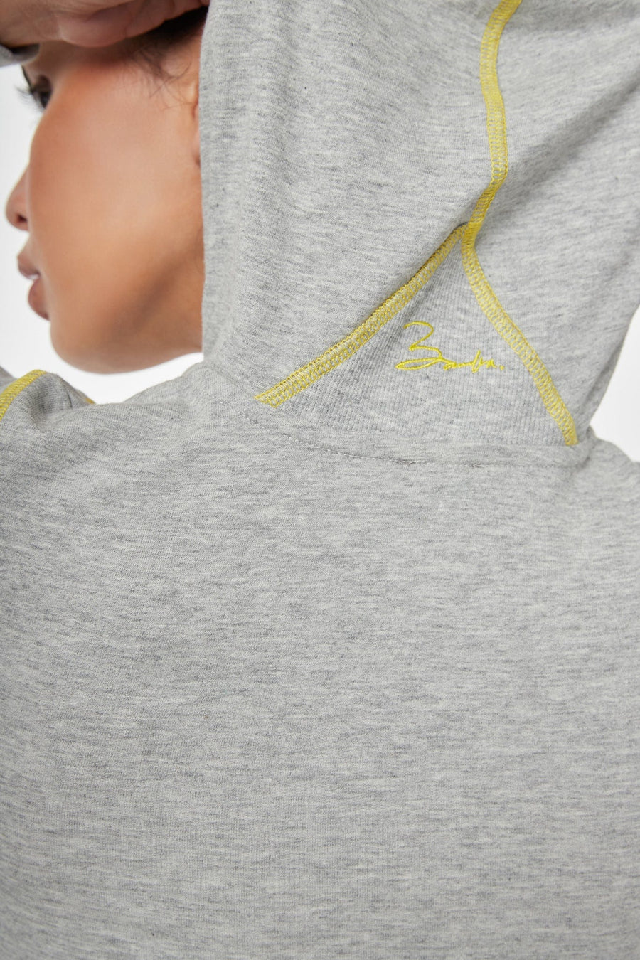 ESPRITE jacket- grey/ lemon  -  CLOTHING  -  B Ā M B A S W I M
