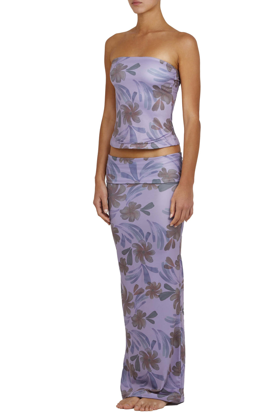 BASE tube top- monet  -  CLOTHING  -  B Ā M B A S W I M
