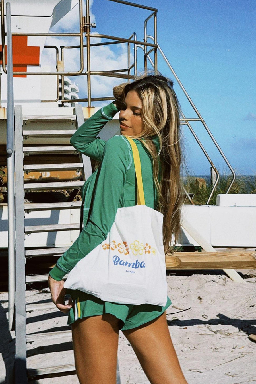 BAMBA HAWAIIAN tote bag  -  ACCESSORIES  -  B Ā M B A S W I M