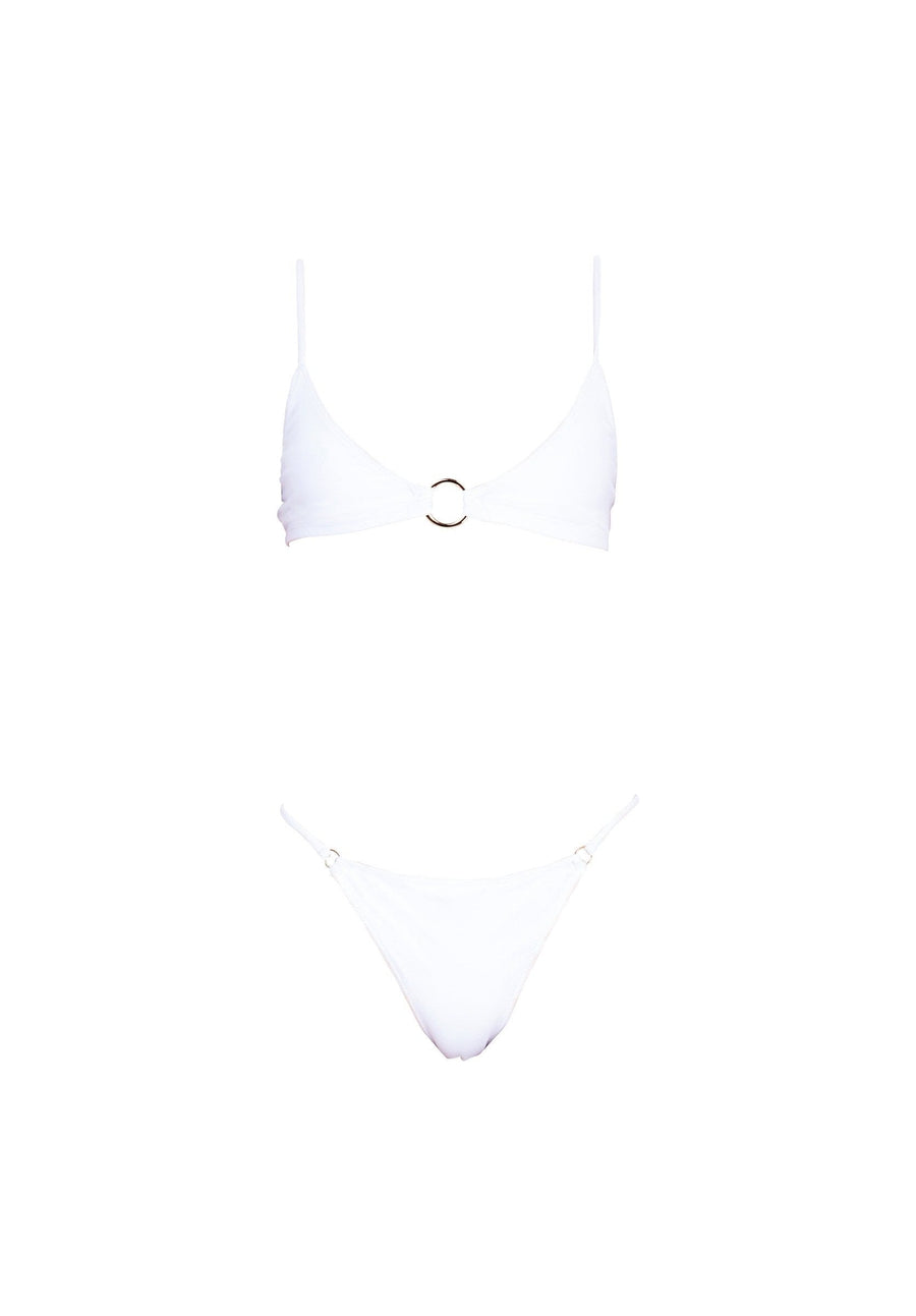 RINGLEADER bottoms – pure white  -  SWIM BOTTOMS  -  B Ā M B A S W I M