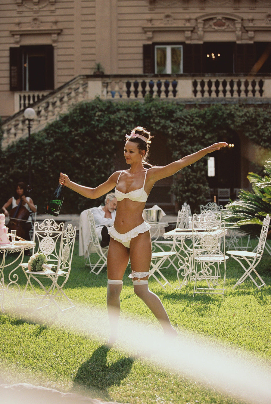 LOREN bra - pure white  -  SWIM TOPS  -  B Ā M B A S W I M