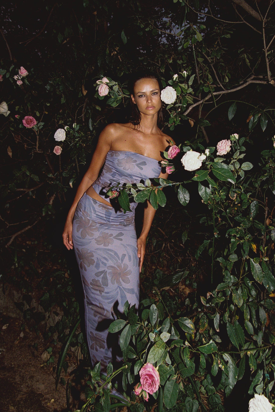 BASE tube top- monet  -  CLOTHING  -  B Ā M B A S W I M