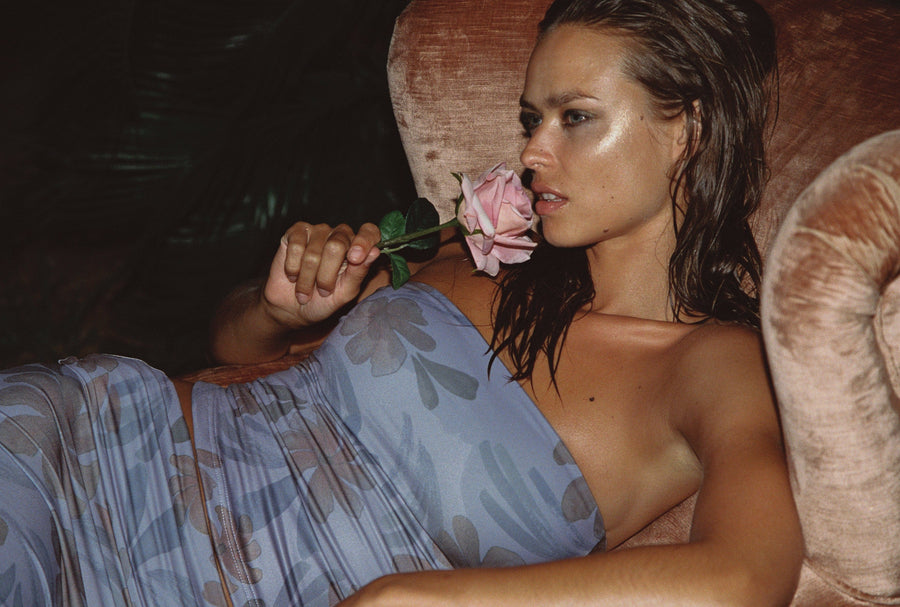 BASE tube top- monet  -  CLOTHING  -  B Ā M B A S W I M