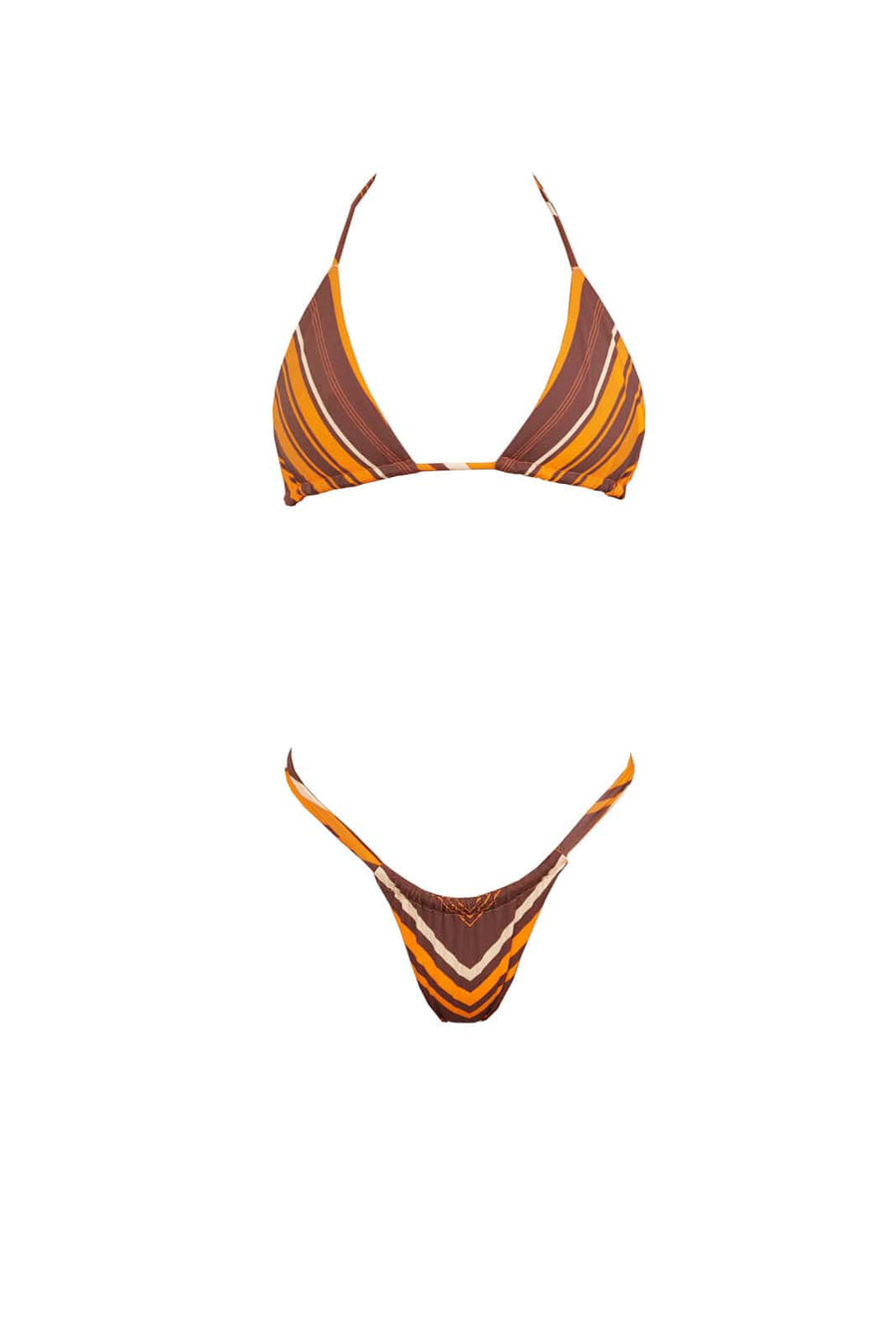 MALIBU top - tangerine cacao  -  SWIM TOPS  -  B Ā M B A S W I M