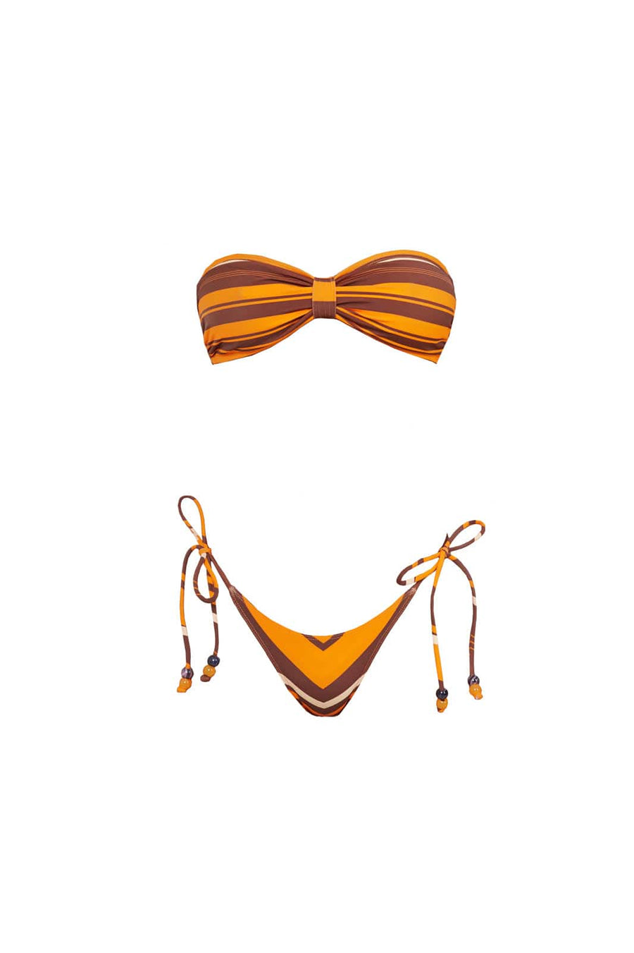 HAVANA top - tangerine cacao  -  SWIM TOPS  -  B Ā M B A S W I M