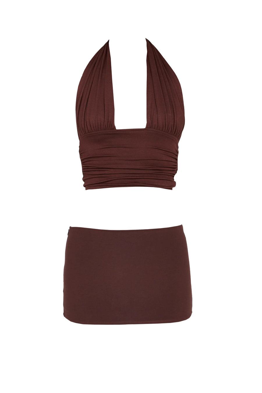 NEPTUNE top- cacao  -  CLOTHING  -  B Ā M B A S W I M