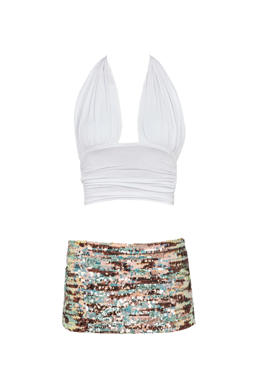 NEPTUNE top- bianco  -  CLOTHING  -  B Ā M B A S W I M