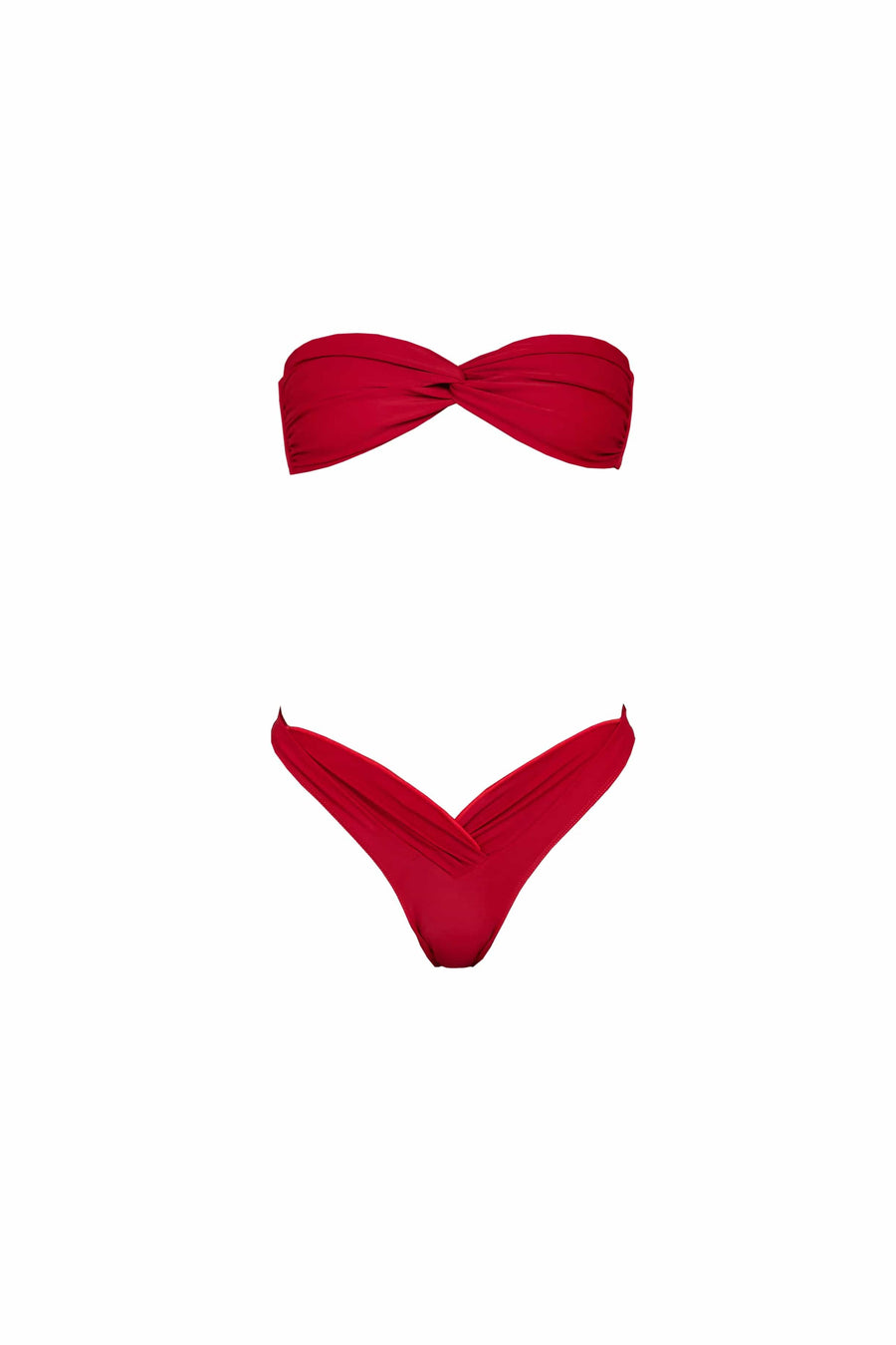 URSULA top - cherry  -  SWIM TOPS  -  B Ā M B A S W I M