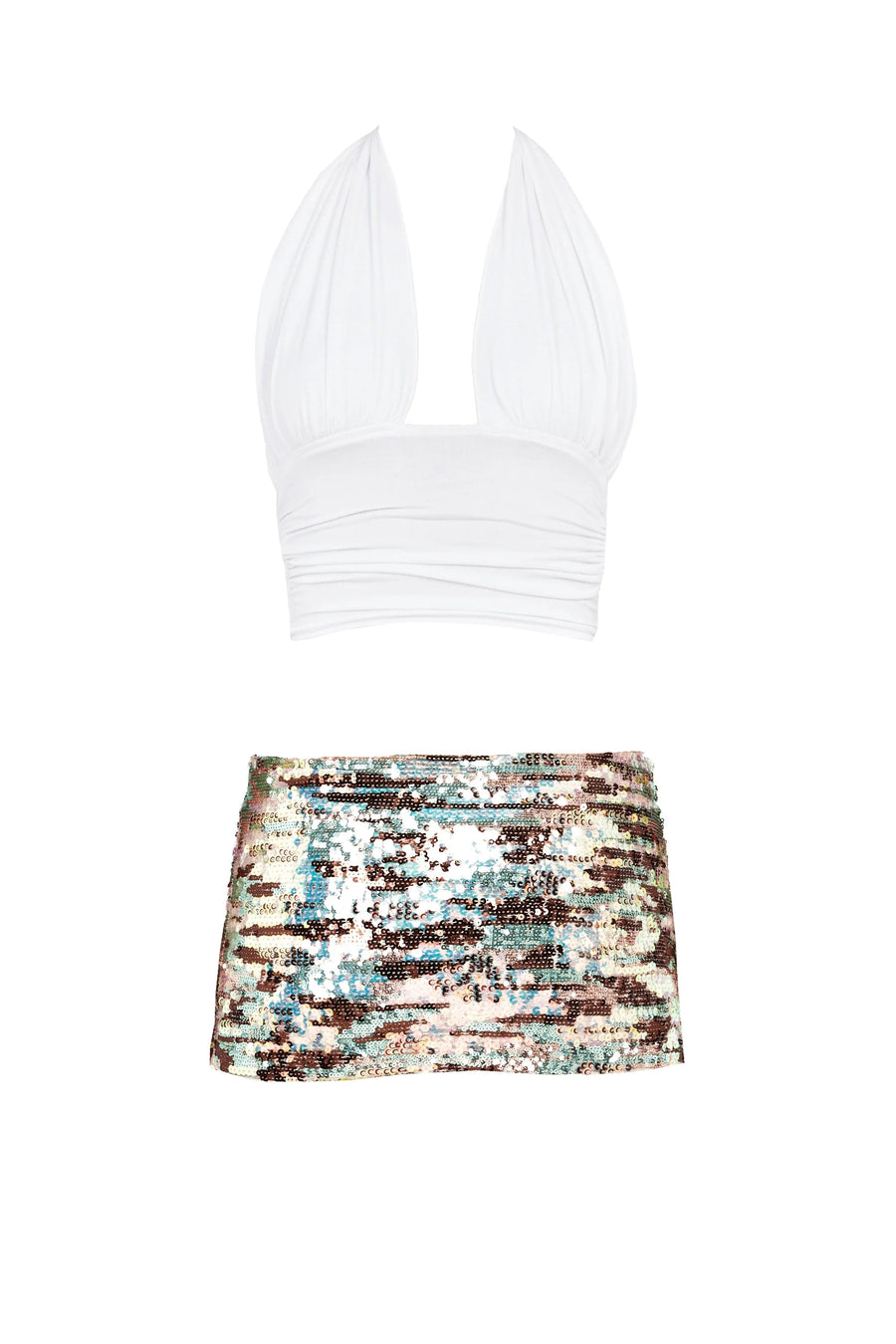 DESTINY skirt- shimmer  -  CLOTHING  -  B Ā M B A S W I M