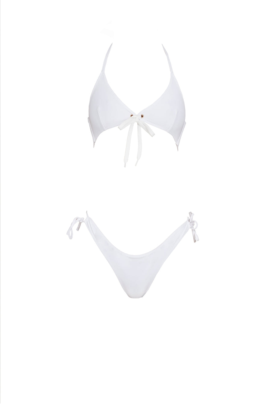 ROMY top- pure white  -  SWIM TOPS  -  B Ā M B A S W I M