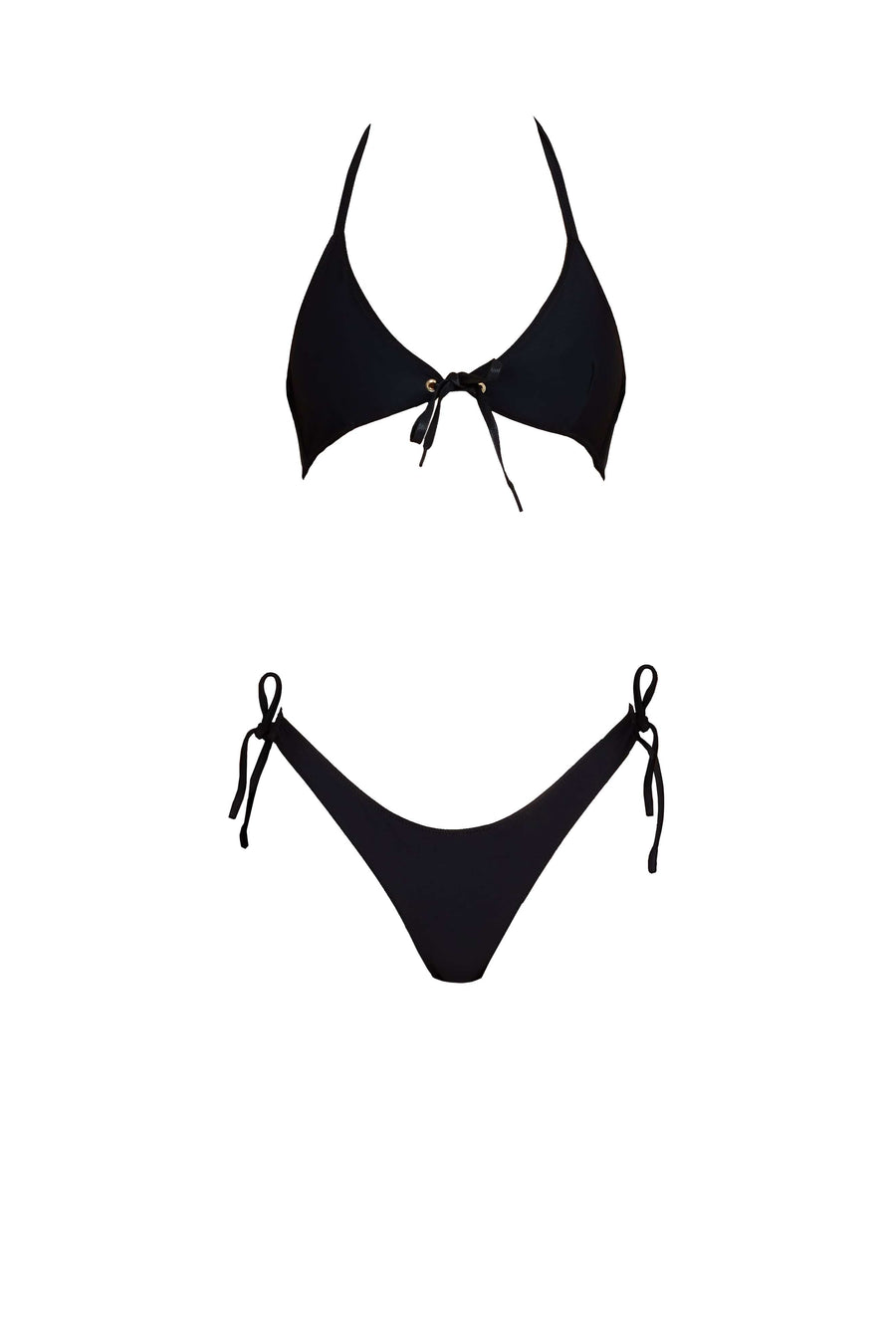 ROMY top- jet black  -  SWIM TOPS  -  B Ā M B A S W I M